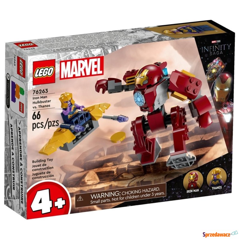 Klocki konstrukcyjne LEGO Marvel 76263 Hulkbuster... - Klocki - Bytom