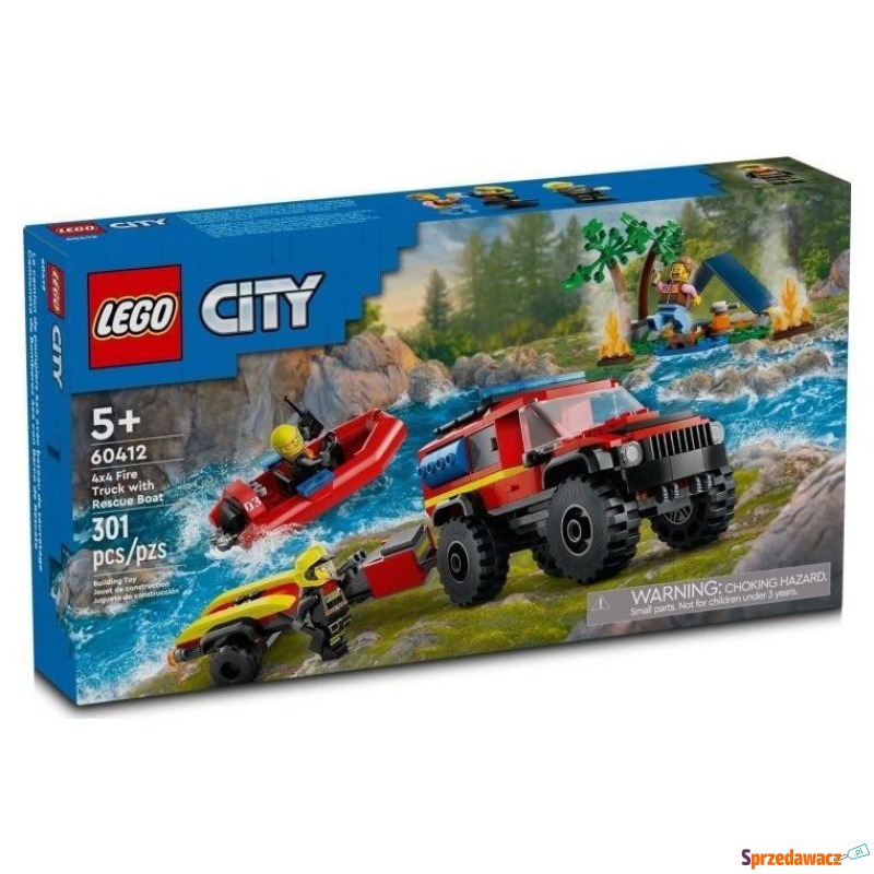 Klocki konstrukcyjne LEGO CITY 60412 Terenowy... - Klocki - Olsztyn