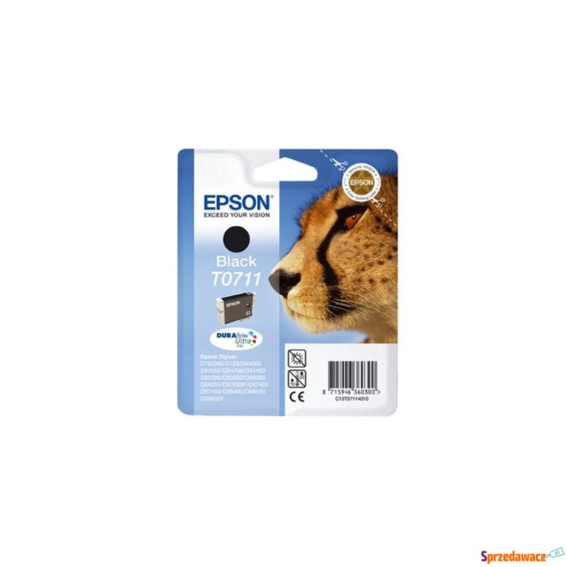 Tusz Oryginalny Epson T0711 (C13T07114010) (C... - Tusze, tonery - Przemyśl