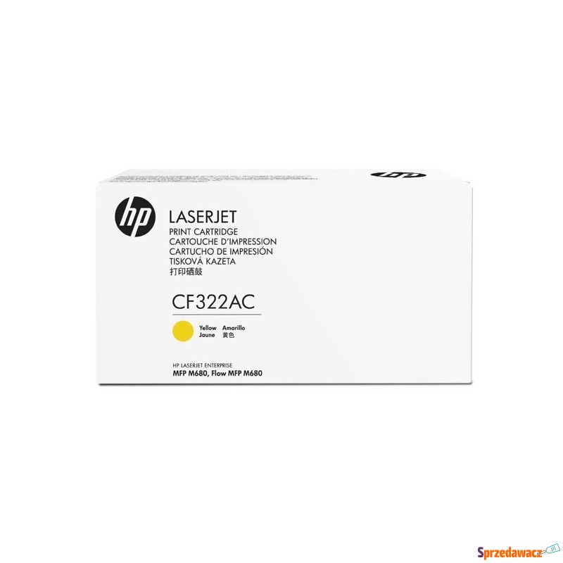 HP oryginalny toner CF322AC, yellow, 16000s, 653A,... - Tusze, tonery - Chorzów