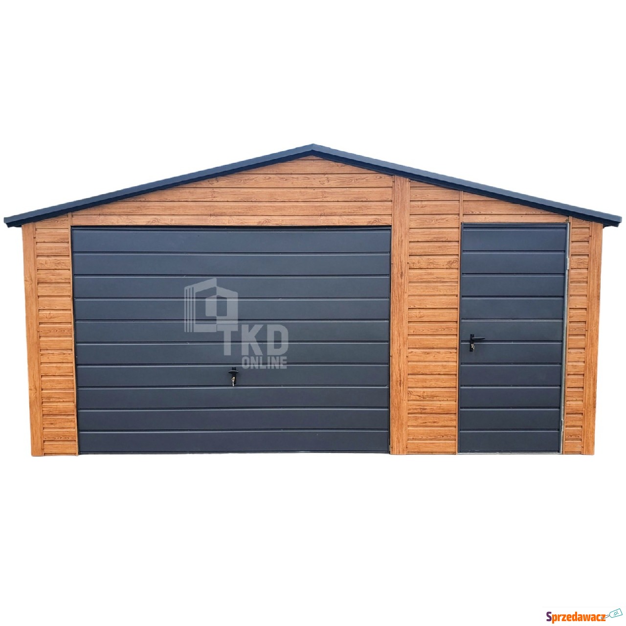 Garaż Blaszany 5,5x6m Brama Uc...