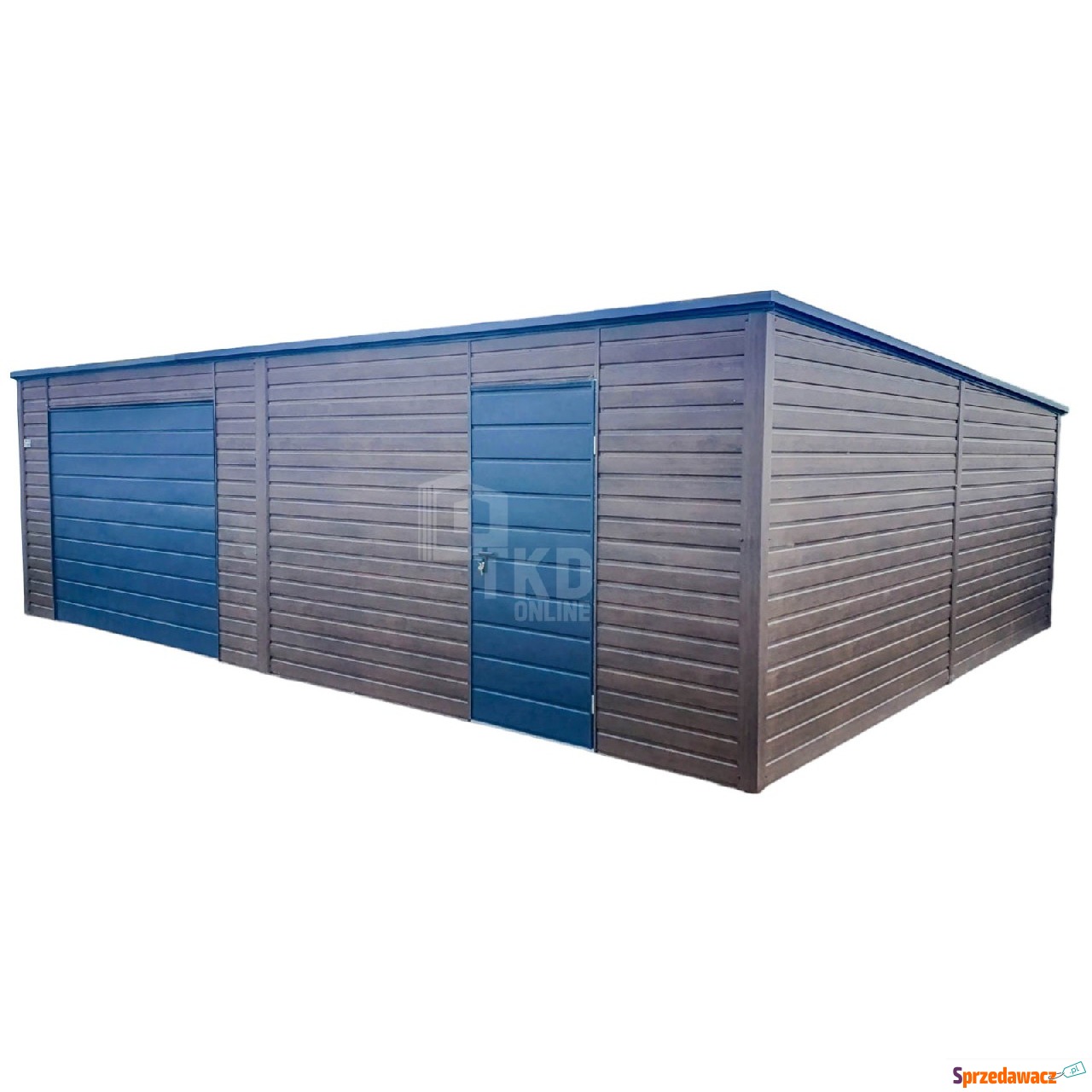 Garaż Blaszany 8x6m Brama Uchylna...