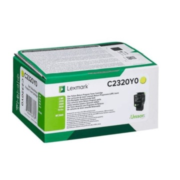 Toner Lexmark C2320Y0 Zółty