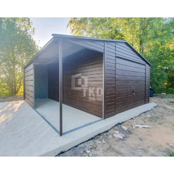 Garaż Blaszany 4,5x6m + Wiata 2m Brama Uchylna... - Garaże i wiaty - Kwidzyn - zdjęcie 3