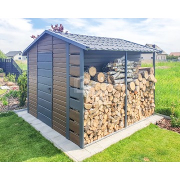 Schowek - Domek Ogrodowy 2,5x3m + Wiata 0,5m -... - Altany, domki, namioty - Ruda Śląska - zdjęcie 5
