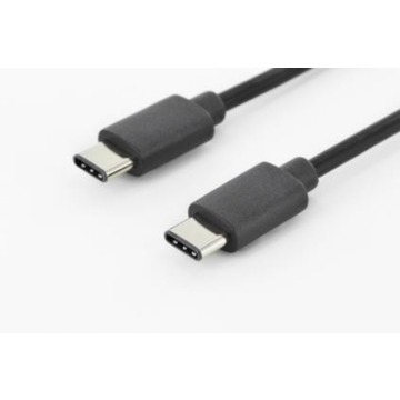 ASSMANN Kabel połączeniowy USB 3.0 SuperSpeed Typ USB C USB C M M czarny 1,8m