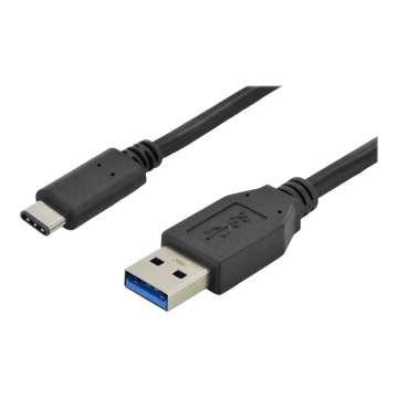 Kabel USB A USB C Assmann AK-300136-010-S Czarny