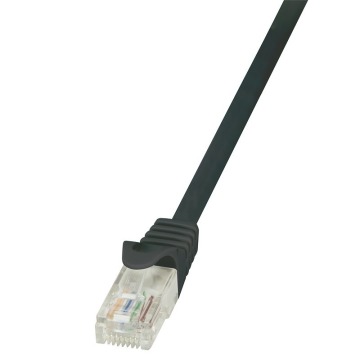 LogiLink Patchcord CAT.6 U UTP 0,5m czarny