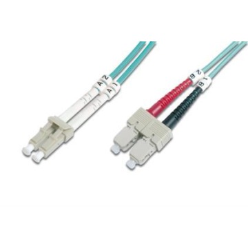 Patchcord światłowodowy DIGITUS LC SC duplex MM 50 125 OM3 2m