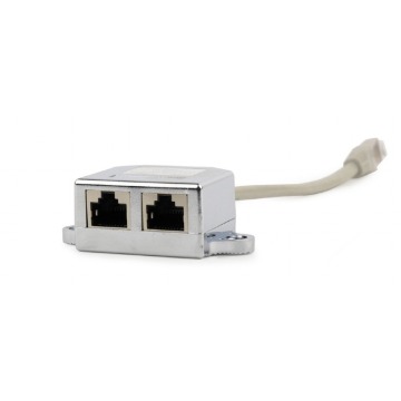 Adapter rozdzielacz LAN Gembird NCA-SP-02 RJ-45 na 2xRJ-45 FTP (2 urządzenia na 1 kablu)