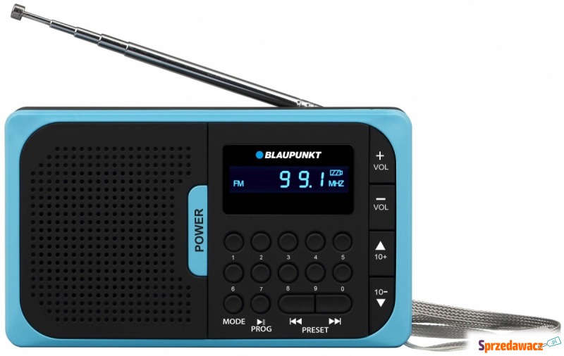 Radio przenośne Blaupunkt PR5BL Czarno-niebieskie - Tunery radiowe - Kraków