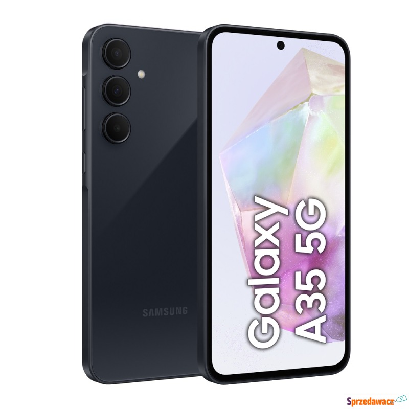 Smartfon Samsung Galaxy A35 5G 6 128GB granatowy - Telefony komórkowe - Brzeg