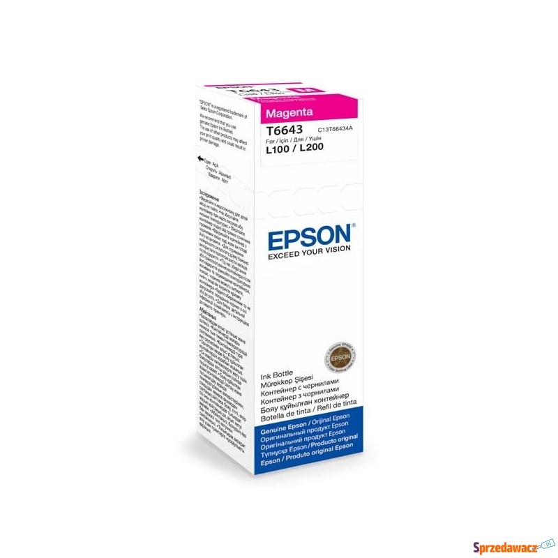 Epson Tusz T6733 MAGENTA  70ml butelka do L800 - Tusze, tonery - Radom