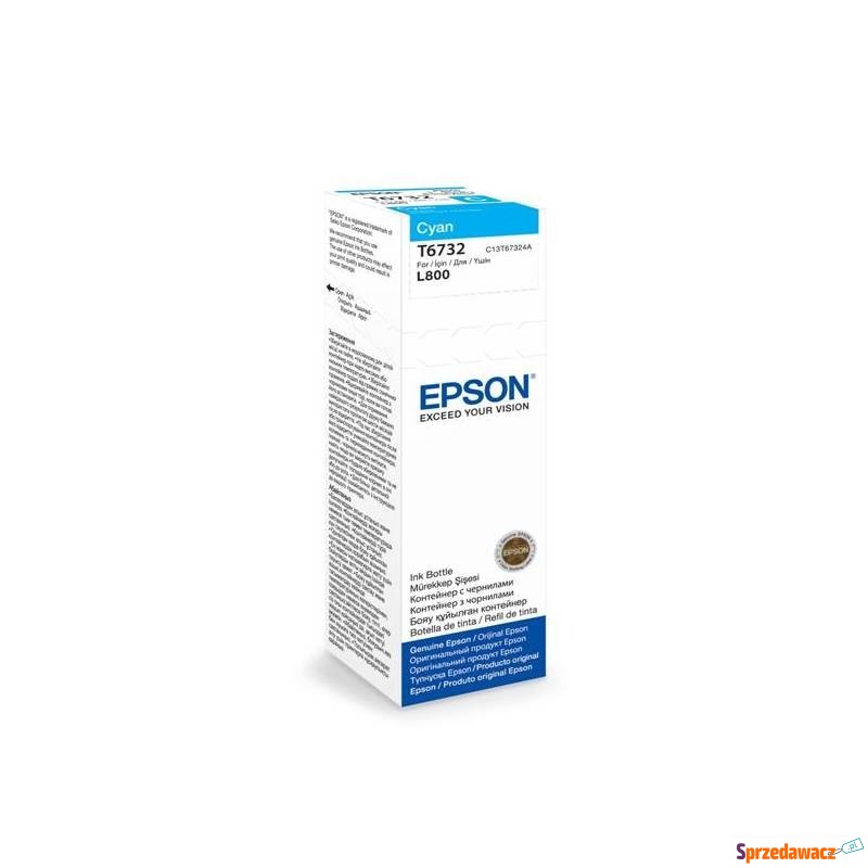 Epson Tusz T6732 CYAN 70ml butelka do L800 - Tusze, tonery - Warszawa