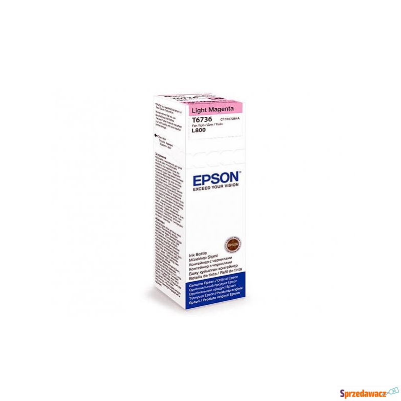 Epson Tusz T6736 Light MAGENTA 70ml butelka do... - Tusze, tonery - Toruń