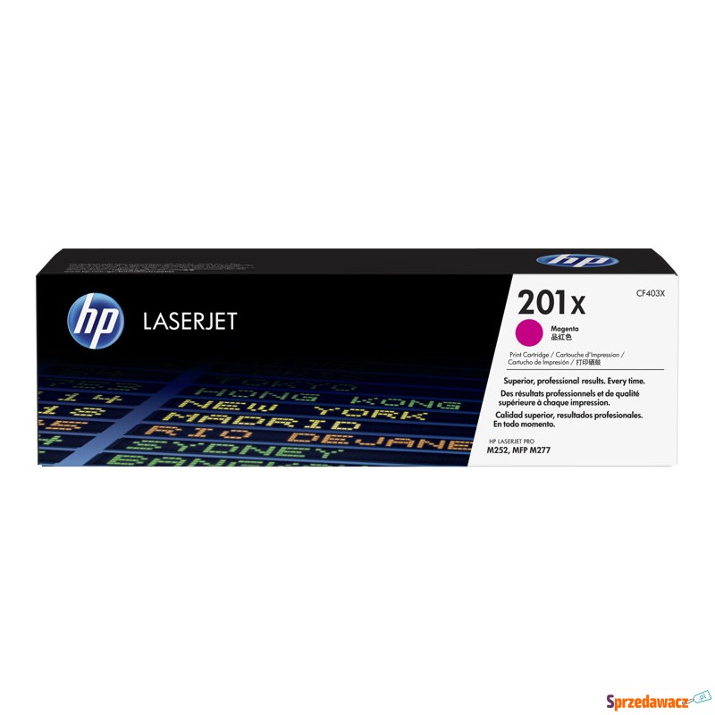 Wkład HP 201X Magenta CF403X - Tusze, tonery - Szczecinek