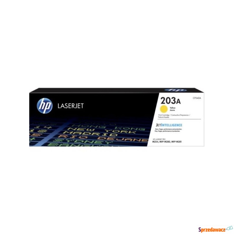 Toner HP 203A Yellow CF542A - Tusze, tonery - Opole