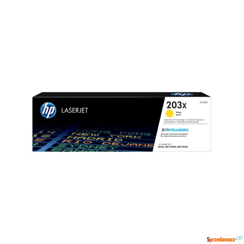 Toner  HP 203X  Yellow CF542X - Tusze, tonery - Katowice