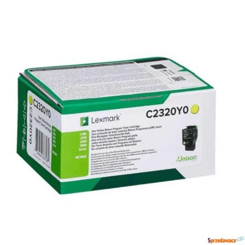 Toner Lexmark C2320Y0 Zółty - Tusze, tonery - Szczecin