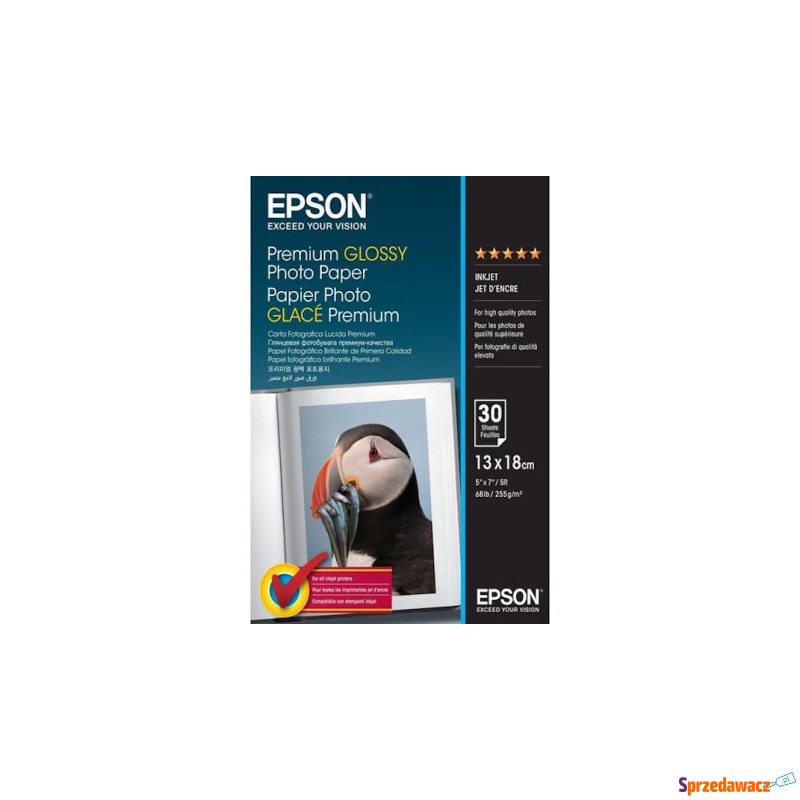 Papier do drukarki Epson Premium Glossy Photo... - Akcesoria fotograficzne - Piła