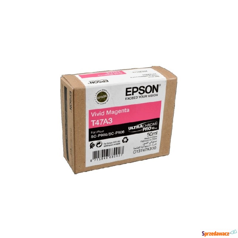 Tusz Oryginalny Epson T47A3 (C13T47A300) (Pur... - Tusze, tonery - Psary