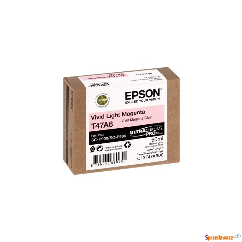 Tusz Oryginalny Epson T47A6 (C13T47A600) (Jasny... - Tusze, tonery - Legnica