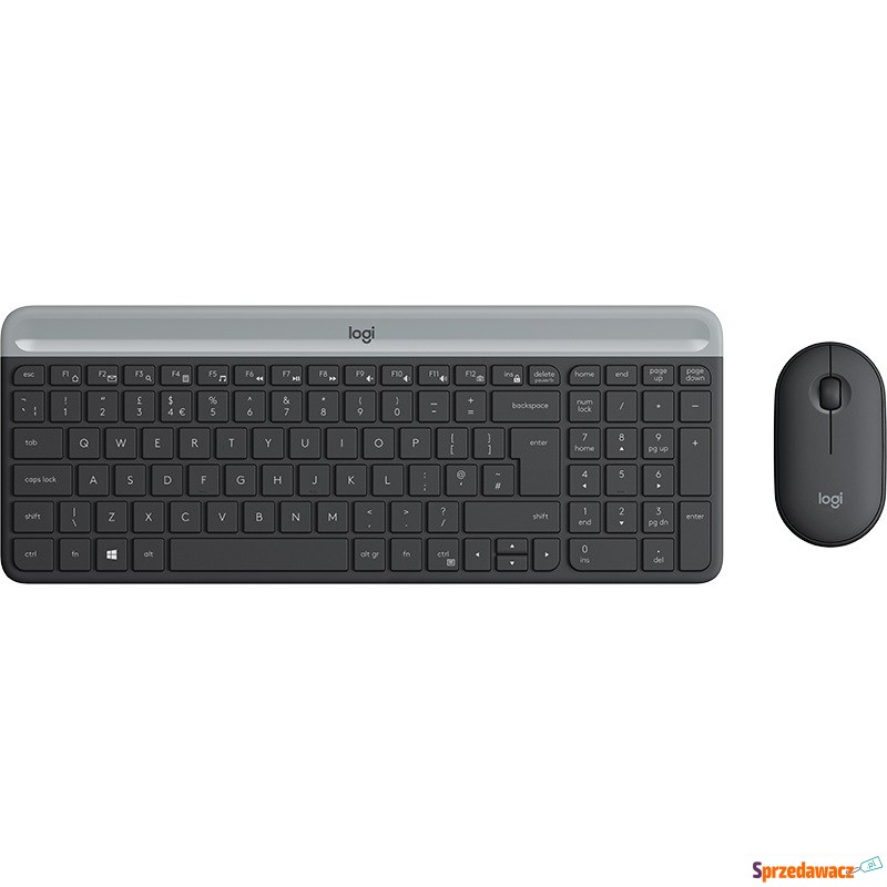 Zestaw klawiatura i mysz LOGITECH MK470 Slim... - Zestawy - Tarnów