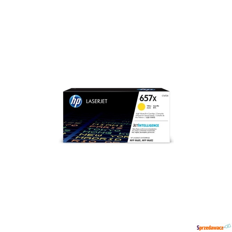 Toner Oryginalny HP 657X (CF472X) (Żółty) - D... - Tusze, tonery - Ostrołęka