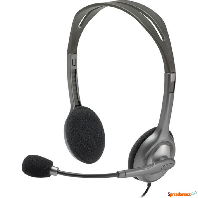 Słuchawki LOGITECH H110 981-000271 czarne - Słuchawki - Włocławek