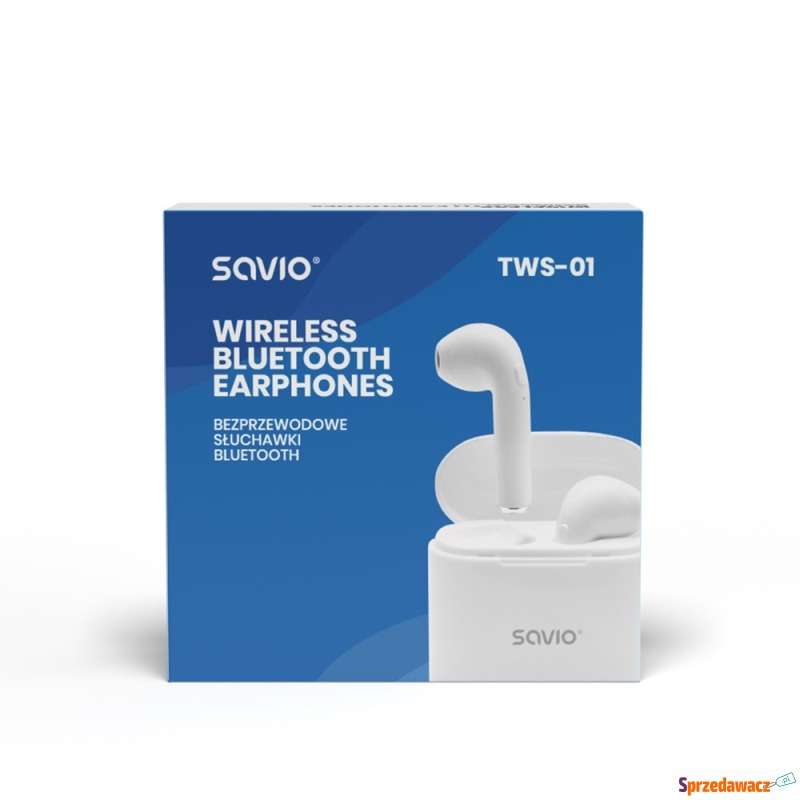 Słuchawki bezprzewodowe Savio TWS-01 Bluetooth - Słuchawki - Słupsk