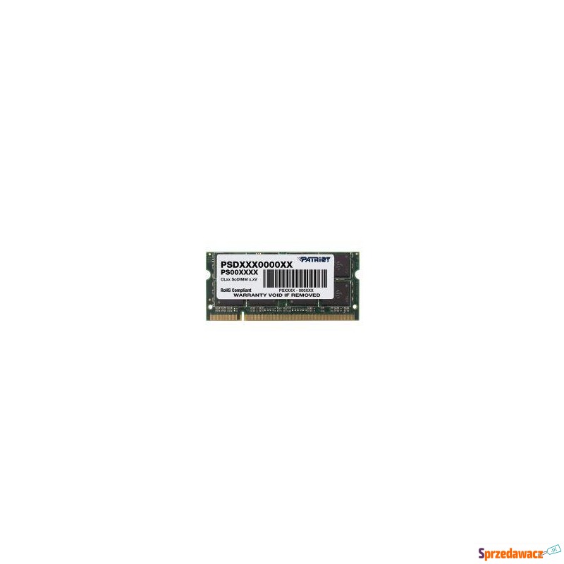 Patriot SODIMM DDR2 2GB Signature 800MHz CL6 - Pamieć RAM - Opole