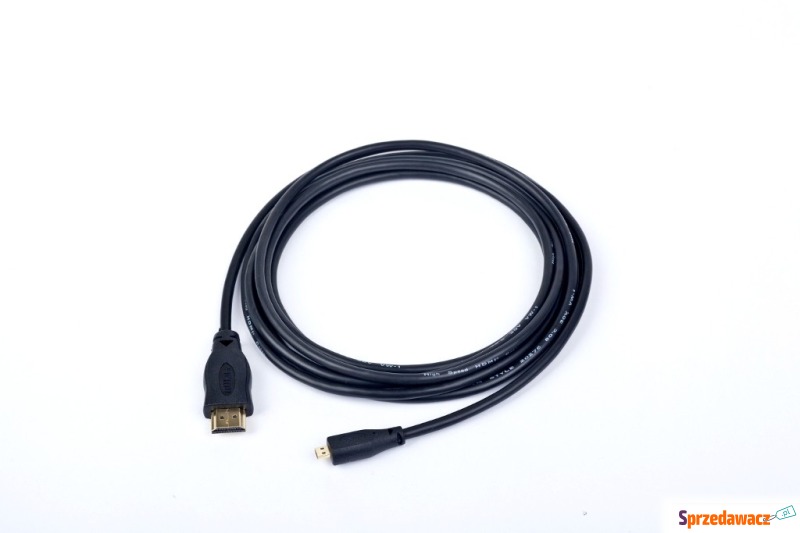 KABEL HDMI-HDMI MICRO 3M (A-D) HIGH SPEED GOLD... - Kable video - Bydgoszcz