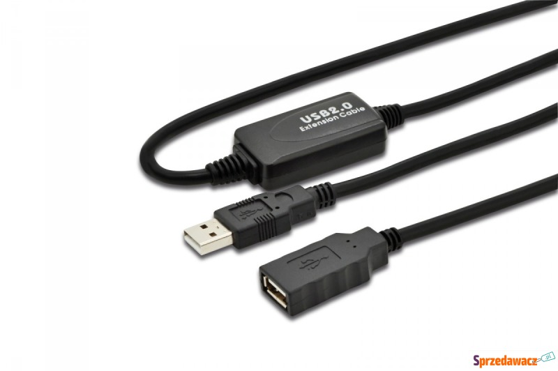 Przedłużacz USB 2.0A  M - USB A Ż DIGITUS 10m... - Kable USB - Zabrze