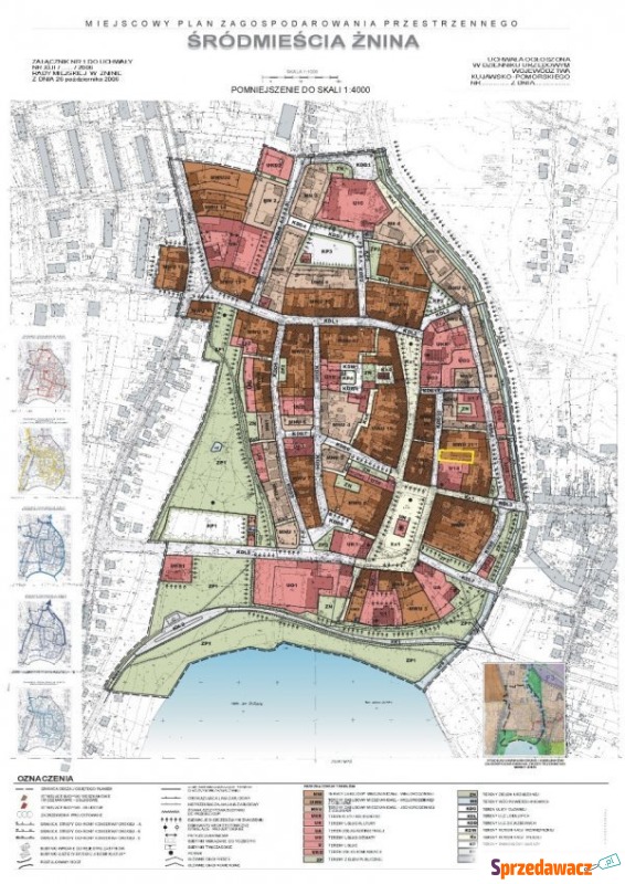 Działka budowlana Żnin sprzedam, pow. 601 m2  (6a)