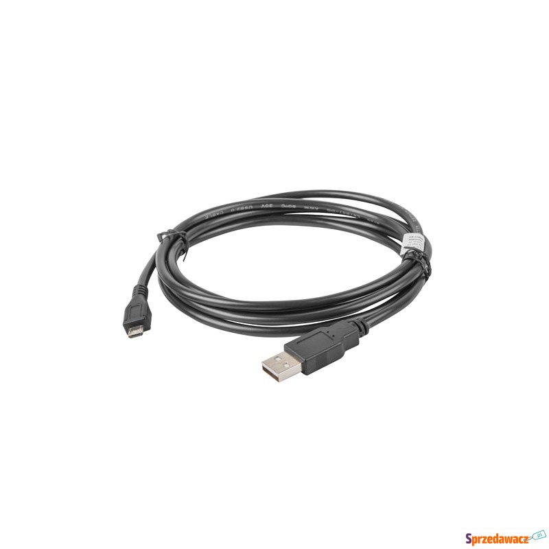 LANBERG Kabel USB 2.0 micro AM-MBM5P 1.8M czarny - Kable USB - Płock