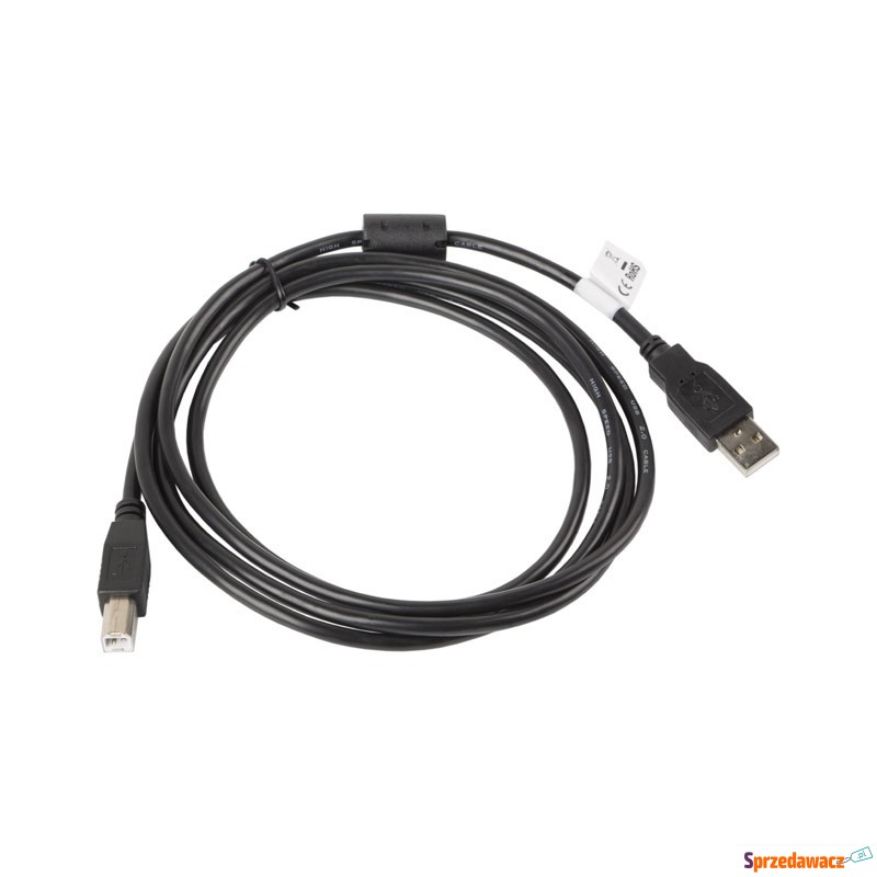 LANBERG Kabel USB 2.0 AM-BM 1.8M Ferryt czarny - Kable USB - Gorzów Wielkopolski