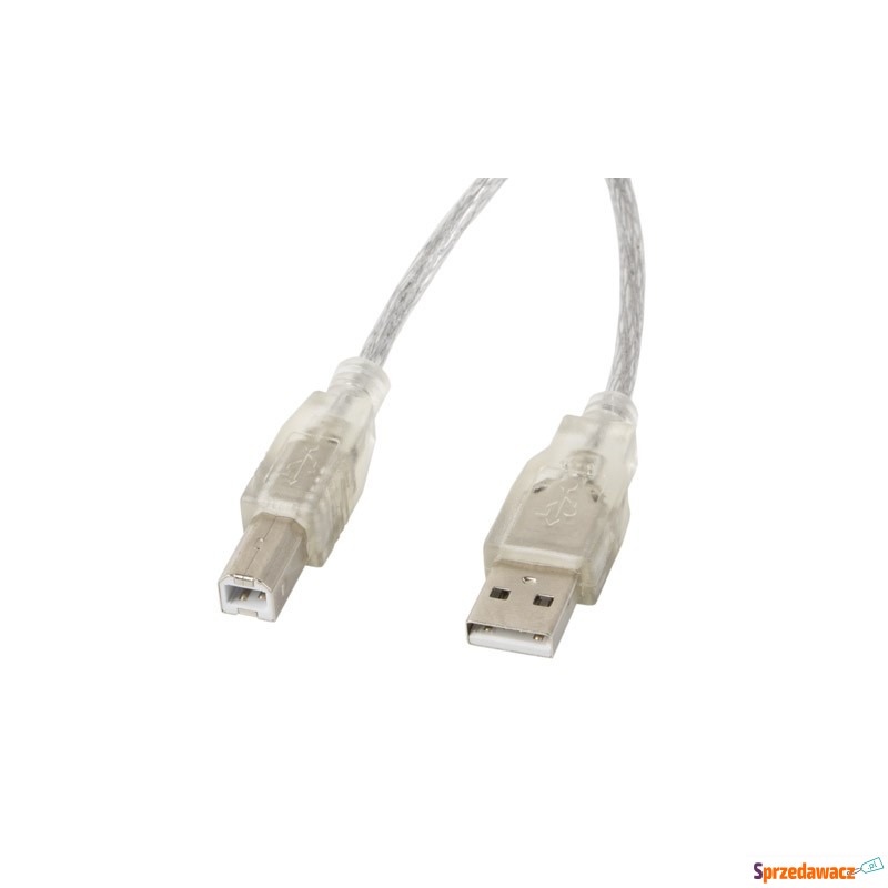 LANBERG Kabel USB 2.0 AM-BM 1.8M Ferryt przezroczysty - Kable USB - Olsztyn