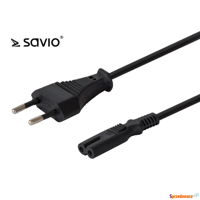 Kabel zasilający SAVIO CL-100 2pin, 1,8m - Zasilacze - Włocławek