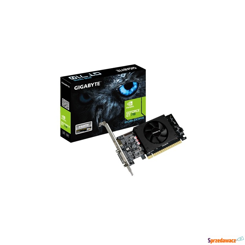 Gigabyte GT710 2GB DDR5 64BIT DVI HDMI Low Profile - Karty graficzne - Legnica