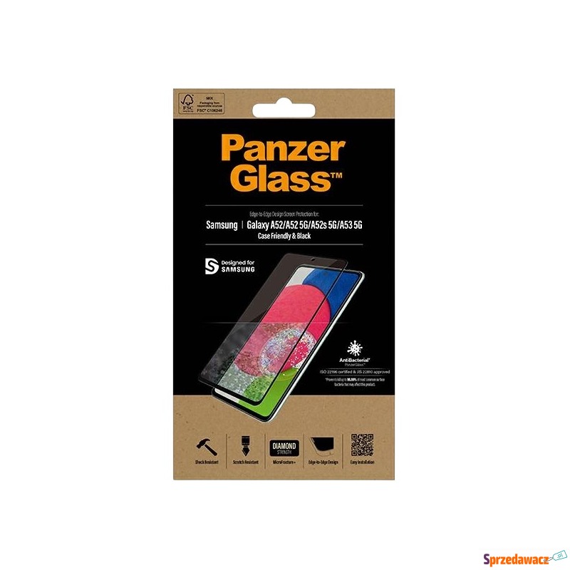 Szkło hartowane PanzerGlass do Samsung Galaxy... - Akcesoria i części - Legionowo