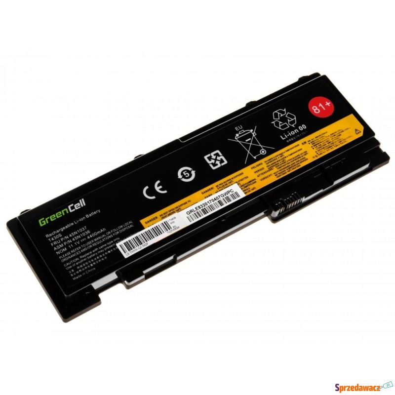 Bateria Green Cell do Lenovo ThinkPad T430s T430si... - Pozostałe art. elekt... - Dębica