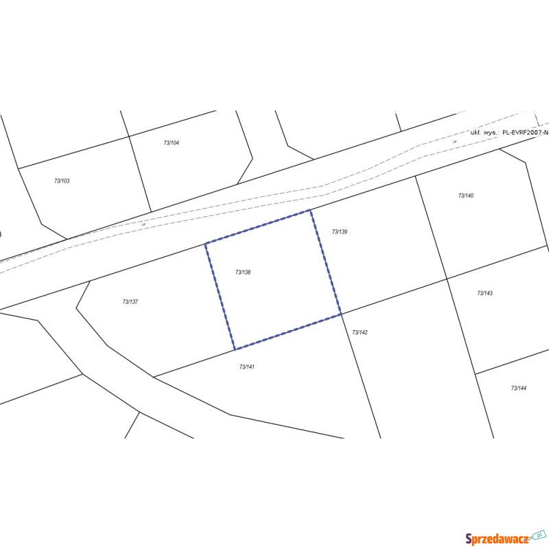 Działka inwestycyjna na sprzedaż, 1262m², Dąb... - Działki na sprzedaż - Dąbrówka Tczewska