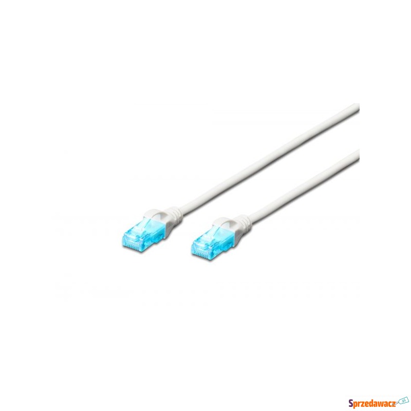 Patch cord DIGITUS UTP kat. 5e 2m PVC szary - Kable pozostałe - Tarnów