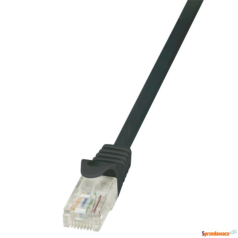 LogiLink Patchcord CAT.6 U UTP 0,5m czarny - Kable pozostałe - Kraczkowa