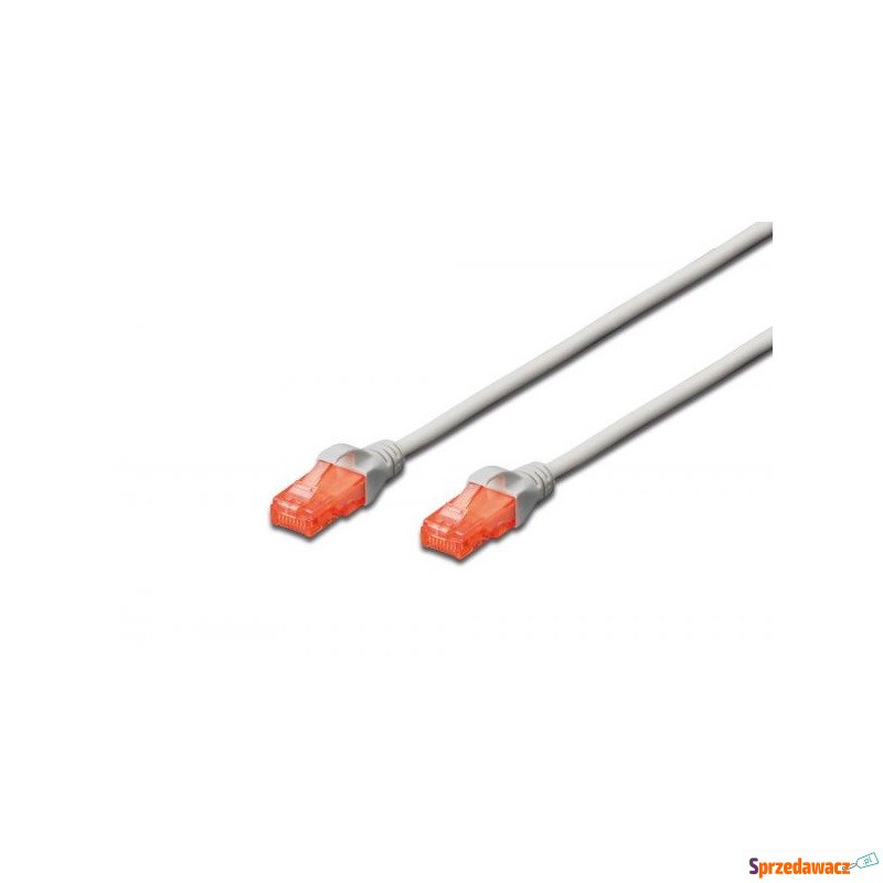 Patch cord DIGITUS UTP kat. 6 0,5m PVC szary - Kable pozostałe - Tarnowskie Góry