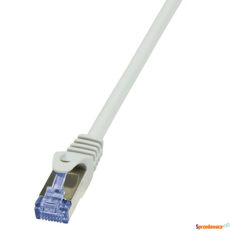 Kabel Patchcord LogiLink CAT.6A S FTP 10m szary - Kable pozostałe - Grudziądz