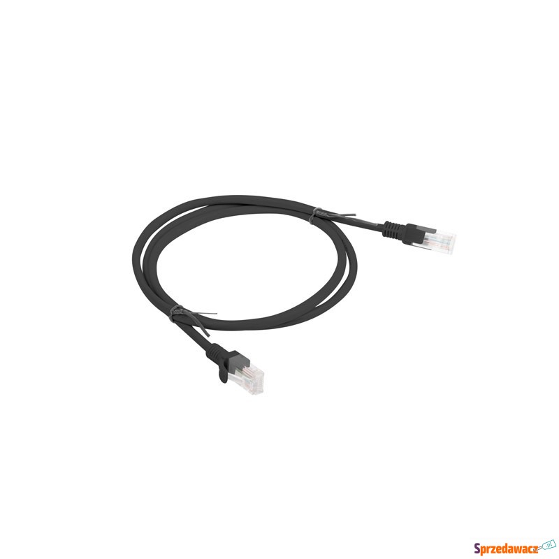 Patch cord Lanberg UTP kat.5e 1m czarny - Kable pozostałe - Wrocław