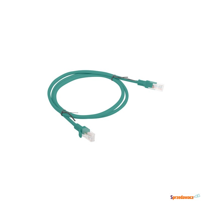 Patch cord Lanberg UTP kat.5e 1m zielony - Kable pozostałe - Włocławek