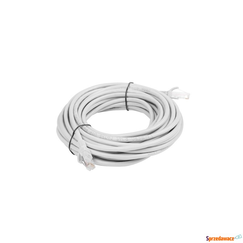 Patch cord Lanberg UTP kat.5e 10m szary - Kable pozostałe - Koszalin