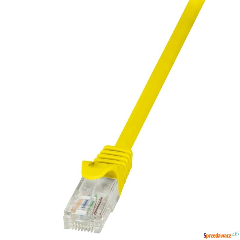 Patchcord LogiLink CP1057U CAT5e U UTP 2m, żółty - Kable pozostałe - Grójec